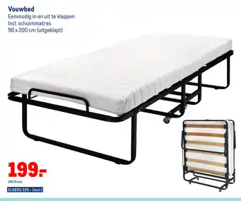 Makro Vouwbed 90 x 200 cm aanbieding