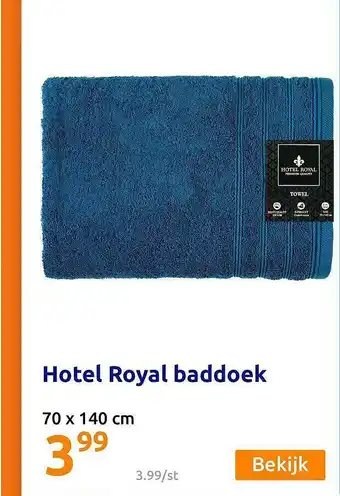 Action Hotel Royal Baddoek 70 X 140 Cm aanbieding