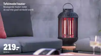 Makro Tafelmodel heater aanbieding