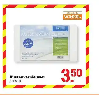 Coop Kussenvernieuwer aanbieding