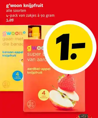 Poiesz G'woon knijpfruit aanbieding