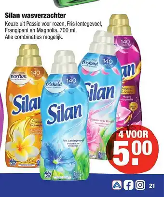 ALDI Silan Wasverzachter aanbieding