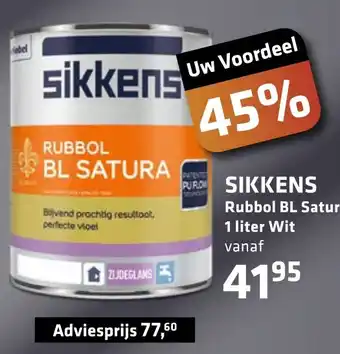 De voordeelmarkt SIKKENS Rubbol BL Satura 1l aanbieding