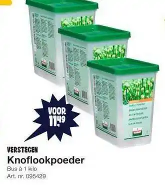 Bidfood Verstegen knoflookpoeder aanbieding