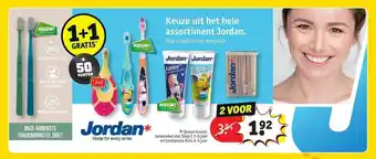 Kruidvat Keuze uit het hele assortiment jordan 1+1 Gratis aanbieding