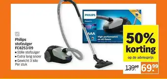 Albert Heijn Philips stofzuiger fc8253-09 50% Korting aanbieding