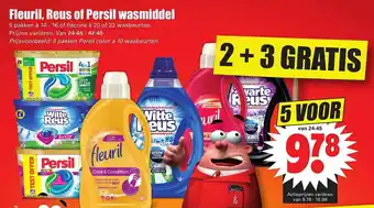 Dirk Fleuril, reus of persil wasmiddel 2+3 Gratis aanbieding