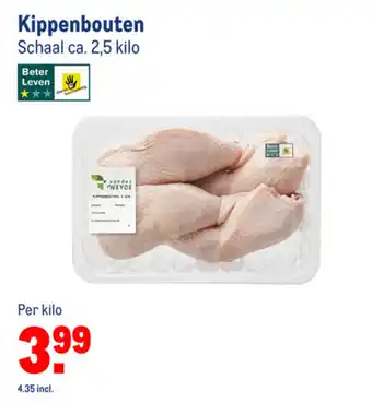 Makro Kippenbouten 2.5 kilo aanbieding