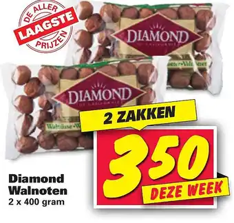 Nettorama Diamond Walnoten 2x400 g aanbieding