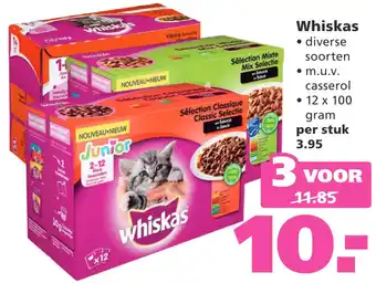 Ranzijn Whiskas 12x100g aanbieding