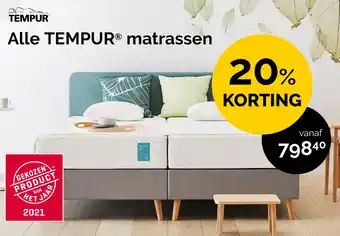 Beter Bed Alle TEMPUR® matrassen aanbieding