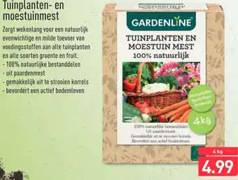 ALDI Tuinplanten- en moestuinmest 4kg aanbieding