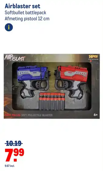 Makro Airblaster set aanbieding