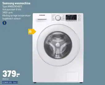 Makro Samsung wasmachine aanbieding