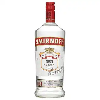 Dirck 3 Smirnoff red vodka 150 cl aanbieding