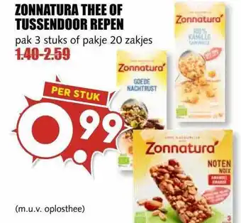 MCD Supermarkt Zonnatura thee of tussendoor repen aanbieding