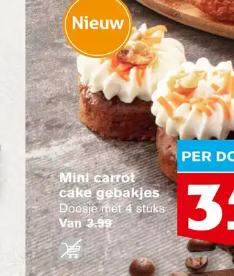 Hoogvliet Mini carrot cake gebakjes aanbieding