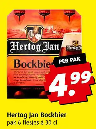 Boni Hertog jan bockbier aanbieding