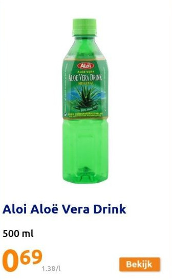Action Aloi aloë vera drink aanbieding