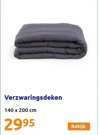 Action Verzwaringsdeken 140 x 200cm aanbieding