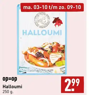 ALDI Halloumi 250g aanbieding