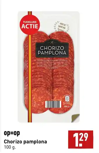 ALDI Chorizo Pamplona 100g aanbieding