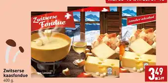 ALDI Zwitserse Kaasfondue  400g aanbieding