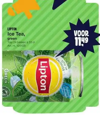 Bidfood Lipton ice tea, green aanbieding