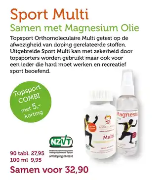 De Rode Pilaren Sport Multi aanbieding