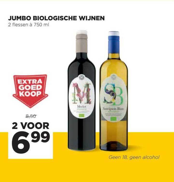 Biologische Wijnen aanbieding bij Jumbo