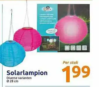 Action Solarlampion Ø 28 Cm aanbieding