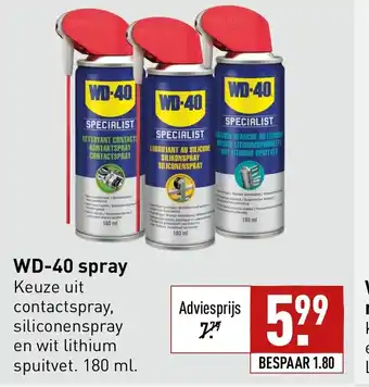 ALDI WD-40 Spray aanbieding