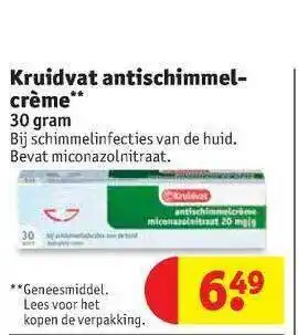 Kruidvat Kruidvat antischimmelcrème aanbieding