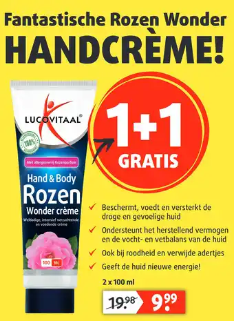 Lucovitaal Rozen Wonder Crème 2x100 ml aanbieding