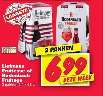 Nettorama Liefmans fruitesse of rodenbach fruitage aanbieding