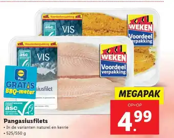 Lidl Vis pangasiusfilets aanbieding