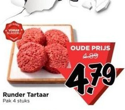 Vomar Voordeelmarkt Runder tartaar aanbieding