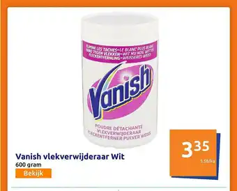 Action Vanish vlekverwijderaar wit 600 gram aanbieding