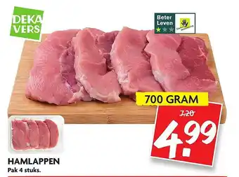 Dekamarkt Hamlappen 700 gram aanbieding