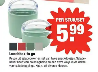 ALDI Lunchbox to go aanbieding