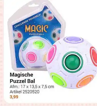 Lobbes Magische puzzel bal aanbieding