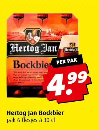 Boni Hertog Jan Bockbier Pak 6 flesjes a 30 cl aanbieding