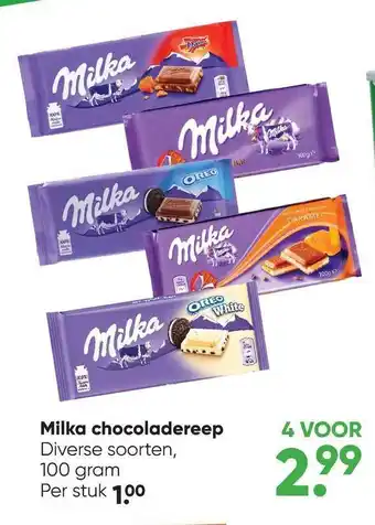 Big Bazar Milka chocoladereep aanbieding