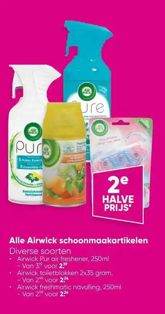 Big Bazar Alle airwick schoonmaakartikelen aanbieding