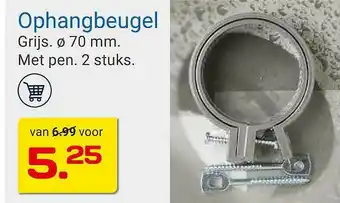 Kluswijs Ophangbeugel ø 70 mm aanbieding