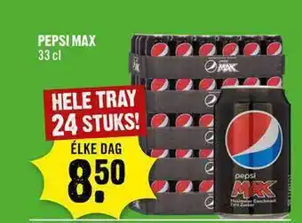 Dirck 3 Pepsi max aanbieding