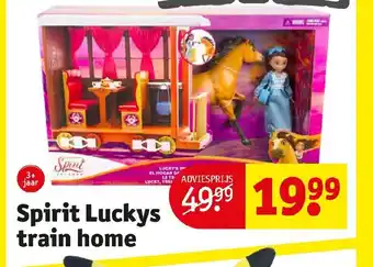 Kruidvat Spirit luckys train home aanbieding