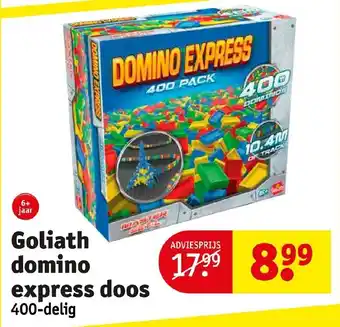 Kruidvat Goliath domino express doos 400-delig aanbieding