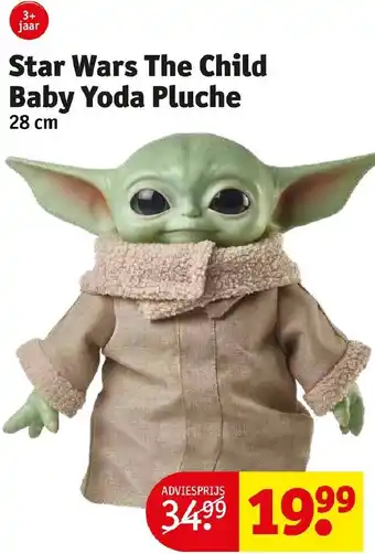 Kruidvat Star wars the child baby yoda pluche 28CM aanbieding
