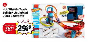 Kruidvat Hot wheels track builder unlimited ultra boost kit aanbieding